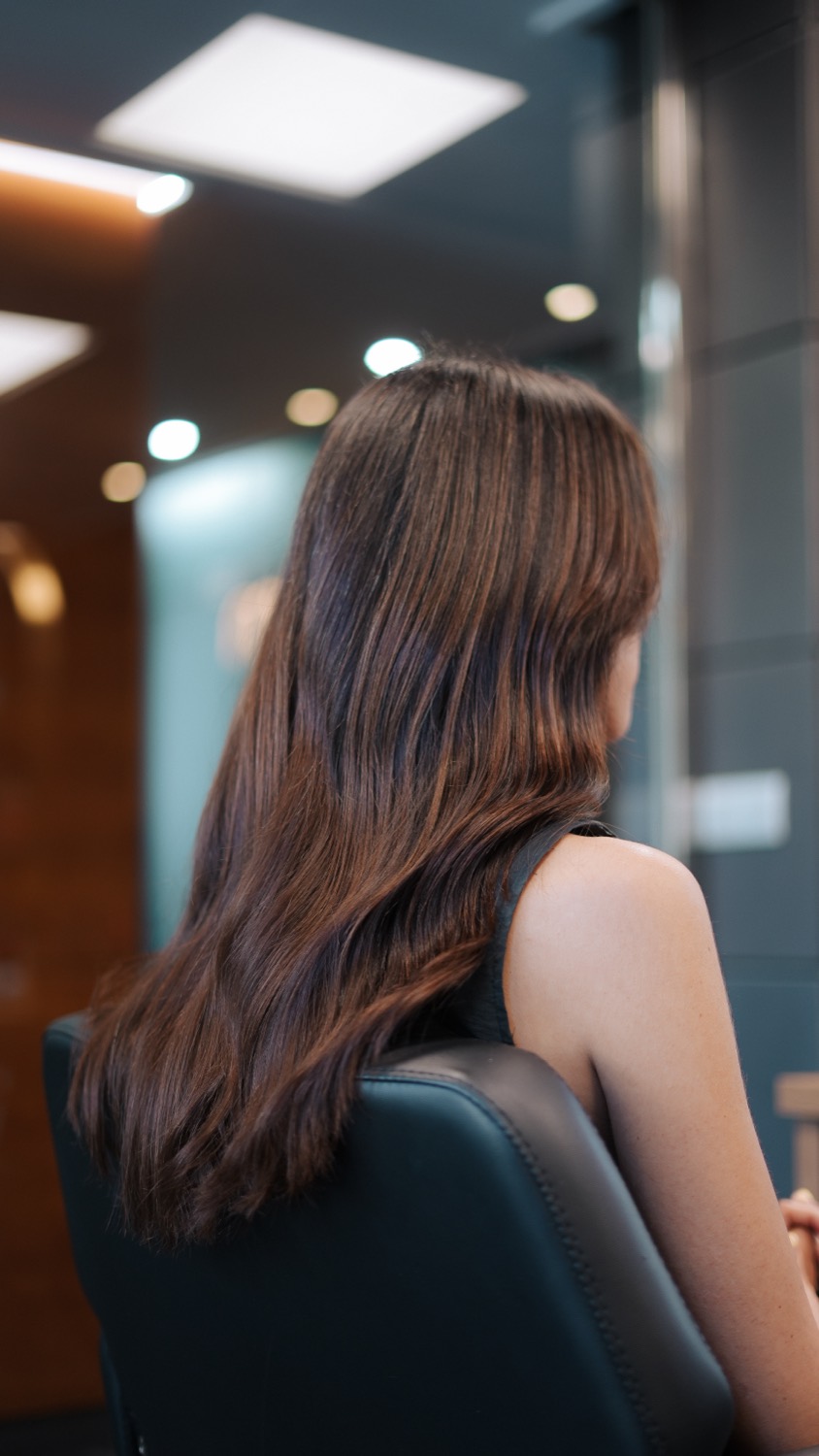 Detalle de peluquería femenina